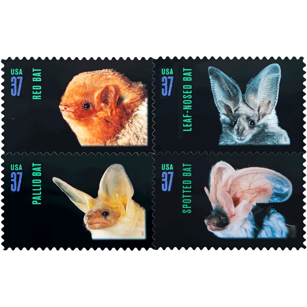American Bats 2002 — 37¢ Postage Stamps