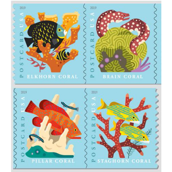 2019 Stamps Coral Reefs