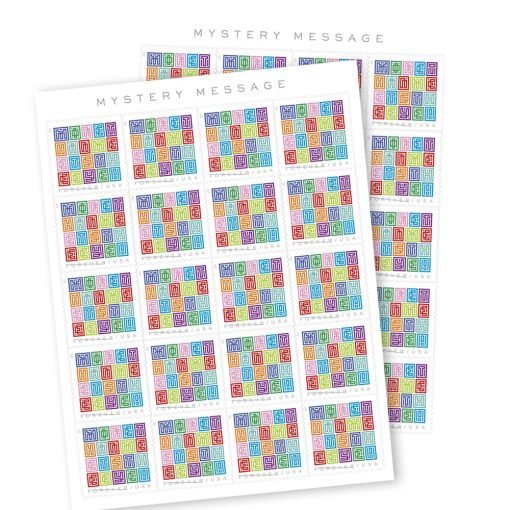 Forever Stamps First Class Postage Stamps Mystery Message 2021 - Image 5