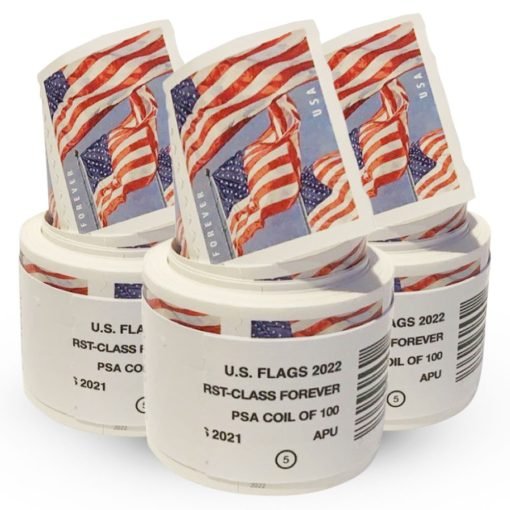 Forever Stamps First Class Postage Stamps Flag 2022 - Image 3