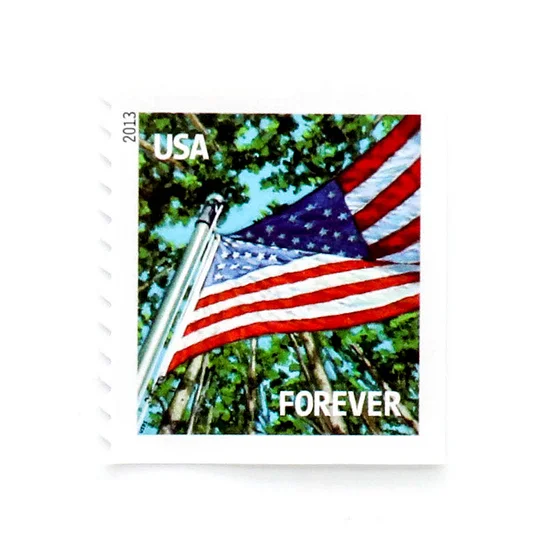 U.S. Flag 2013 Forever Postage Stamps - Image 2