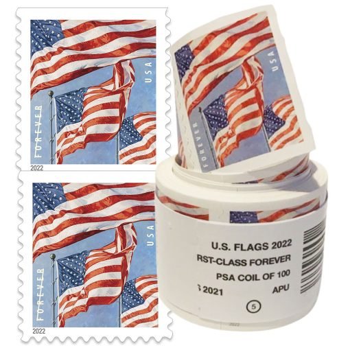 Forever Stamps First Class Postage Stamps Flag 2022 - Image 5