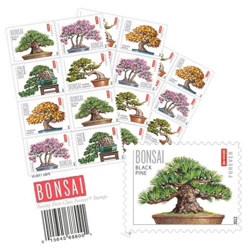 2011 Forever Stamps First Class Postage Stamps Bonsai Trees - Image 6