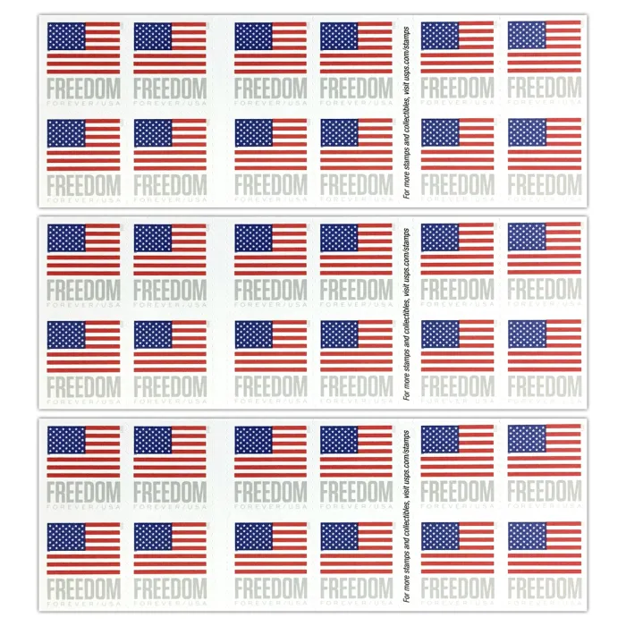 U.S. Flag 2023 Forever Stamps Booklet of 20 - Image 3