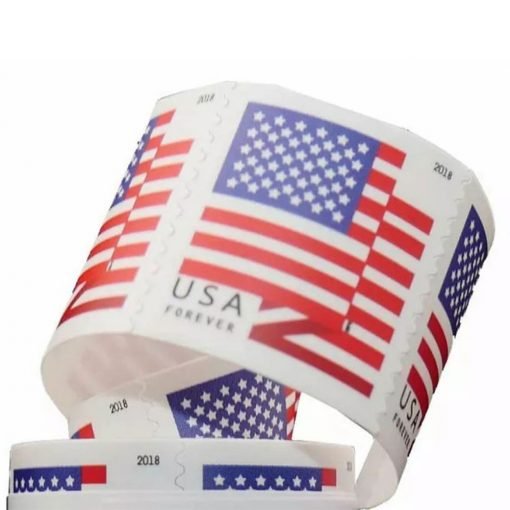 U.S. Flag Forever Stamps First Class Postage Stamps 2018 1 Coil - Image 3