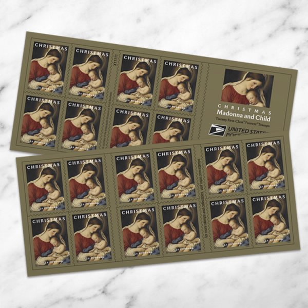 Christmas Madonna and Child Stamps 2024