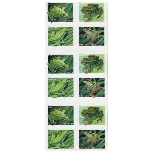 2019 Forever Stamps First Class Postage Stamps Frogs - Image 6