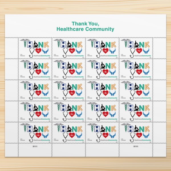 Thank You, HealthcareCommunity Stamps 2024