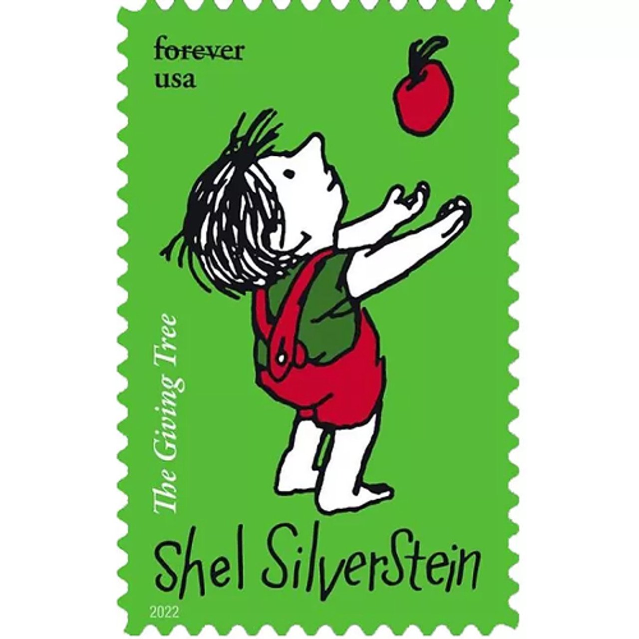 Forever Stamps First Class Postage Stamps Shel Silverstein 2022