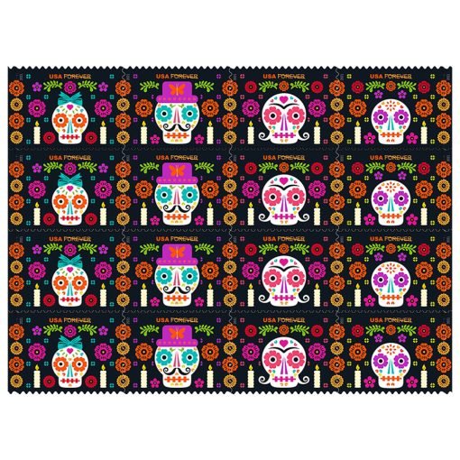 Forever Stamps First Class Postage Stamps Day of The Dead 2021 - Image 6