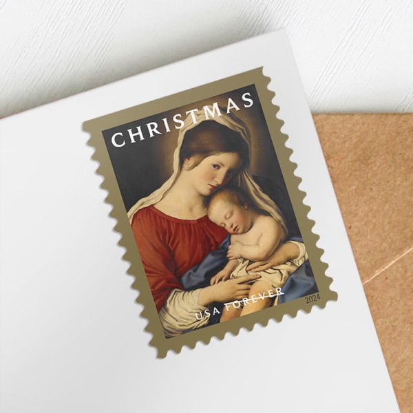 Christmas Madonna and Child Stamps 2024 - Image 3