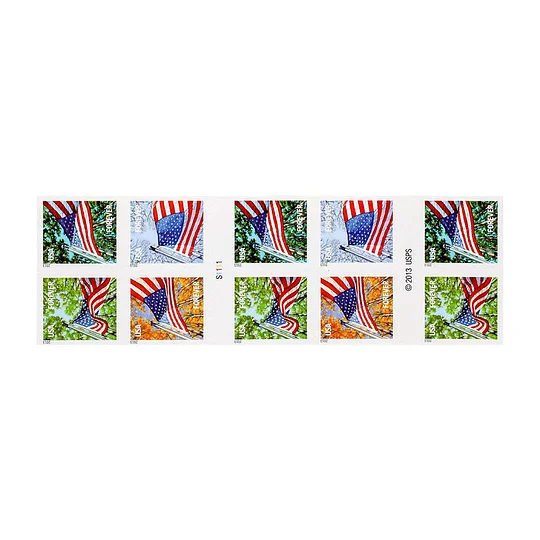 U.S. Flag 2013 Forever Postage Stamps - Image 3