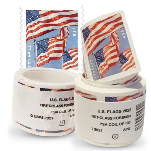 Forever Stamps First Class Postage Stamps Flag 2022 - Image 4