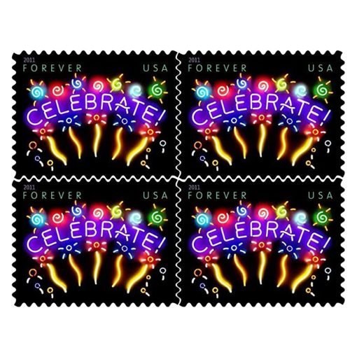 Forever Stamps First Class Postage Stamps Celebrate 2011 - Image 2