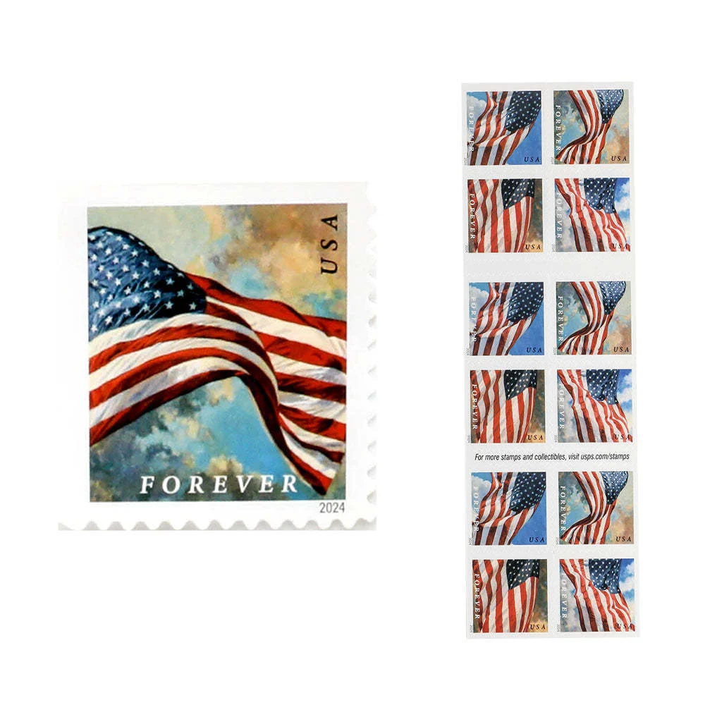 2024 US Flag Forever Stamps Book
