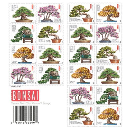 2011 Forever Stamps First Class Postage Stamps Bonsai Trees - Image 8