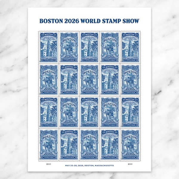 Boston 2026 World Stamp Show — 2025 Issue