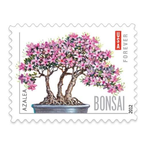 2011 Forever Stamps First Class Postage Stamps Bonsai Trees