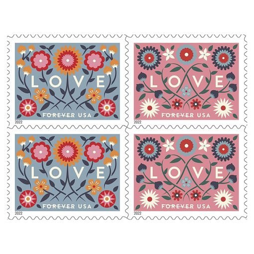 Forever Stamps First Class Postage Stamps Love 2022 - Image 2