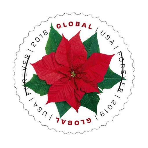 2018 Global: Poinsettia Sheet 10pcs