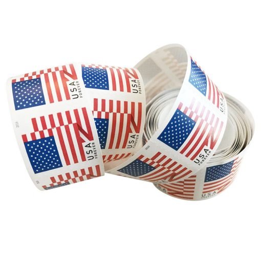 U.S. Flag Forever Stamps First Class Postage Stamps 2018 1 Coil - Image 4