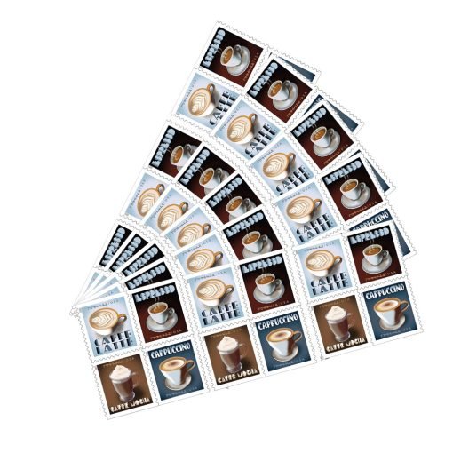 2021 Forever Stamps First Class Postage Stamps Espresso Drinks - Image 4