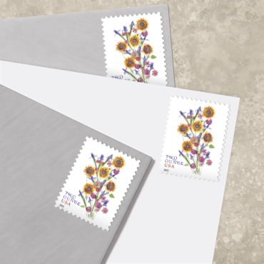 Sunflower Bouquet Stamps 2022 Two Ounces Stamps - Image 3