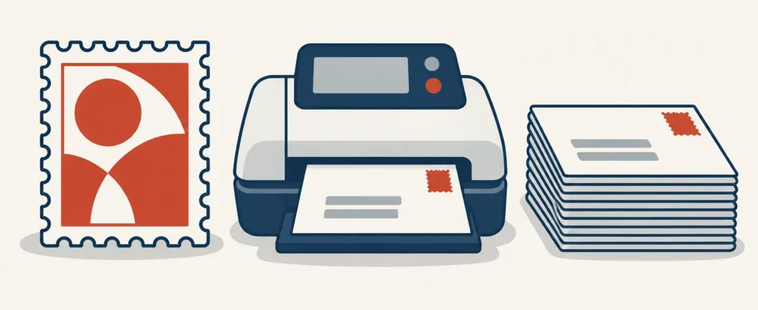 Stamps vs. Postage Meter vs. USPS Marketing Mail: 2026 Business Mailing Comparison