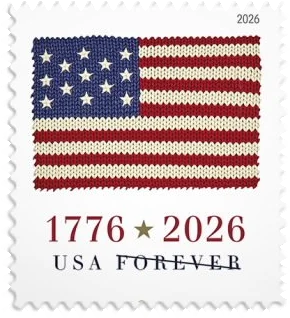 U.S. Flag 2026 stamps coil of 100